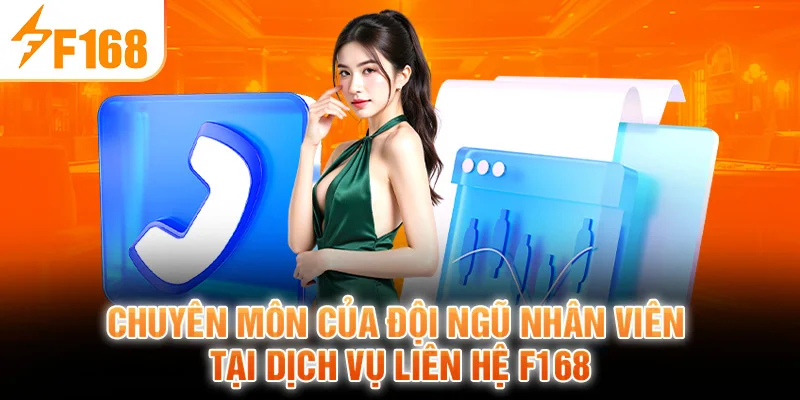 Chuyên môn của đội ngũ nhân viên tại dịch vụ liên hệ F168